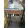Image 1 : SM. SINGLE DRAWER GLASS TOP OCCASIONAL TABLE