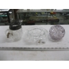 Image 1 : 3 PIECES OF VINTAGE GLASSWARE