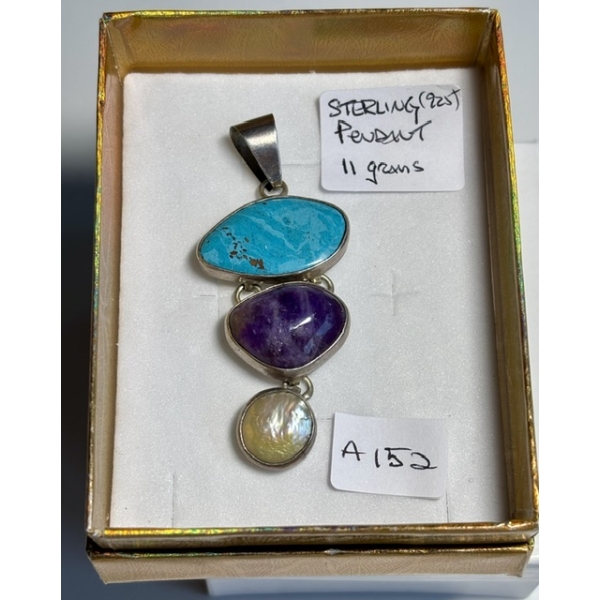 STERLING .925 SILVER PENDANT, 11G