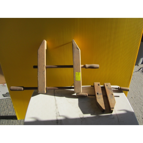 2 - WOOD CLAMPS