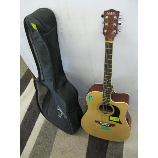 GEORGE WASHBURN ELECTRICACOUSTIC  GUITAR SIGNED BY VANDI OF WHITESNAKE