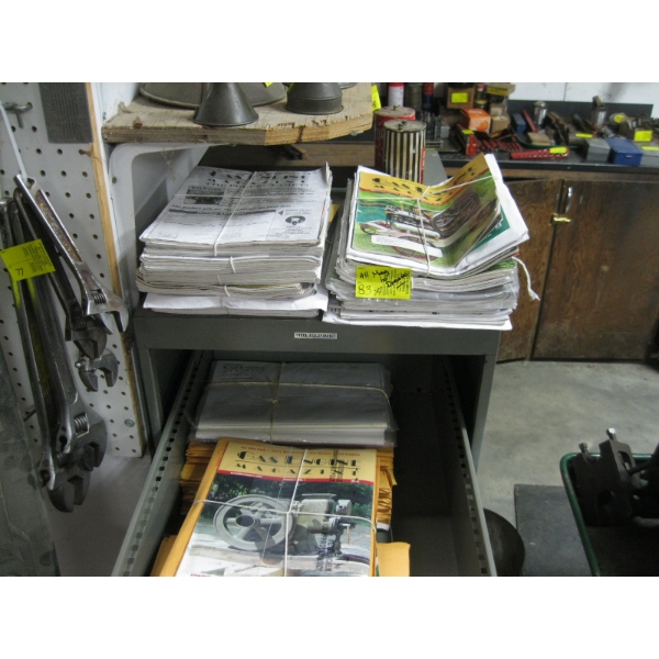 MAGAZINES IN DRAWER