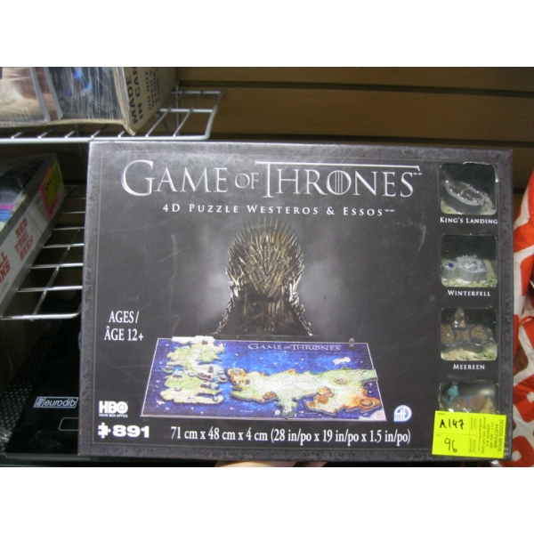 GAME OF THRONES 4D PUZZLE