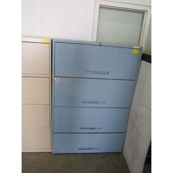 4 DRAWER HORIZONTAL FILING CABINET