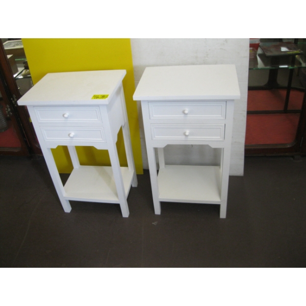 PAIR OF SM. 2 DRAWER NIGHT STANDS