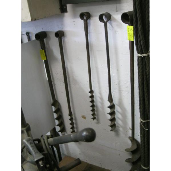 5 LG. HAND AUGERS