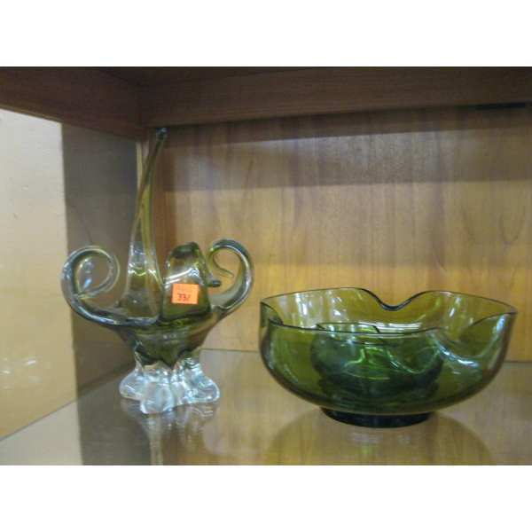 CHALET GLASS & CHIP DIP BOWL