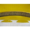Image 4 : MOSERS 24KT GOLD RIM CRYSTAL BOWL & PLATE