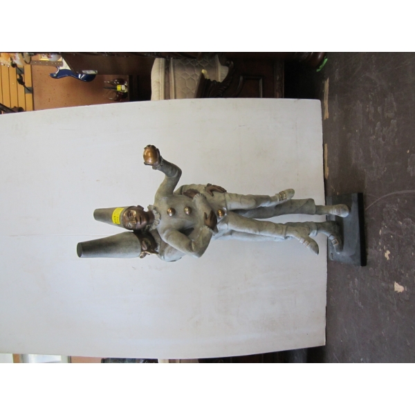 UNIQUE HEAVY BRONZE JOKER FIGURINE