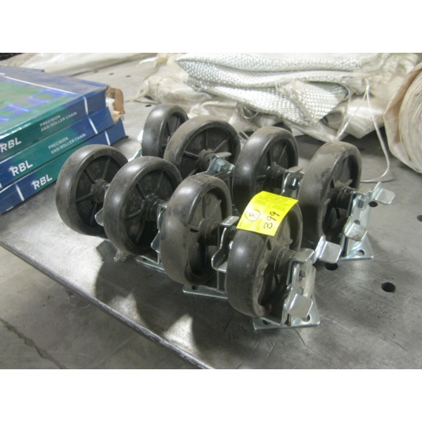 8 - 5" CASTORS