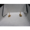 Image 3 : PAIR OF LADIES 14KT FLOWER EARRINGS, 10KT BACKINGS, 1.2G