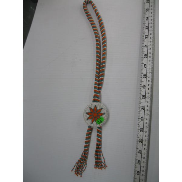 BEADED NAVAJO BOLO TIE