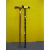 Image 1 : 2 CARVED WOOD CANES
