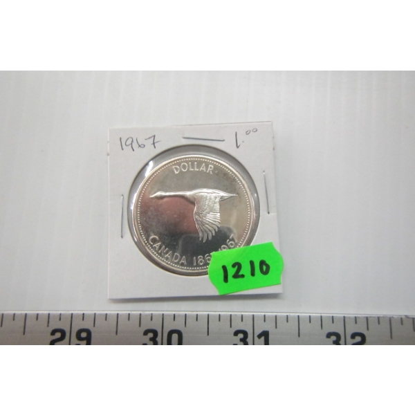 1967 CDN $1 COIN