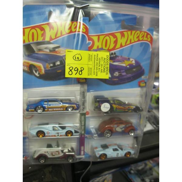 10 NEW HOTWHEELS CARS