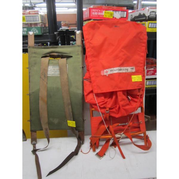 PIONEER TRAPPER NELSON PACKBOARD & MOUNTAIN KING BACKPACK