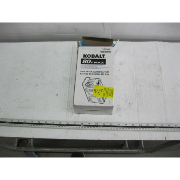 NEW COBALT 80V MAX BATTERY REPLACEMENT