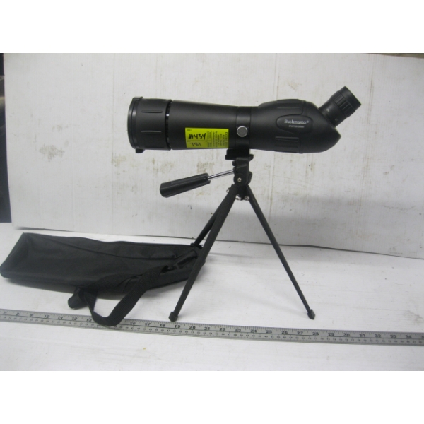 BUSHMASTER SPOTTING SCOPE 20-60 POWER W/CASE & TRIPOD