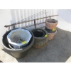 Image 1 : LOT OF ASST'D GARDEN PLANTERS, ETC.
