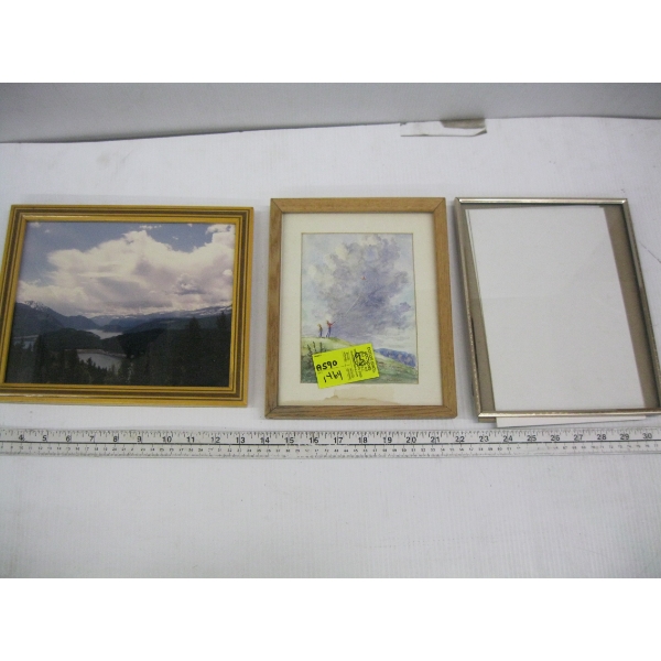 1 ORIGINAL PAINTING , 1 FRAME, 1 PHOTO