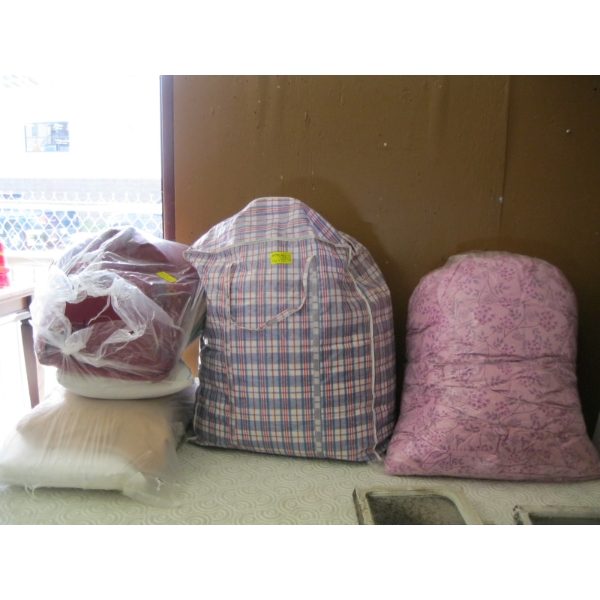 ASST. PILLOWS & BEDDING