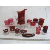 Image 1 : ASST. RUBY GLASSWARE