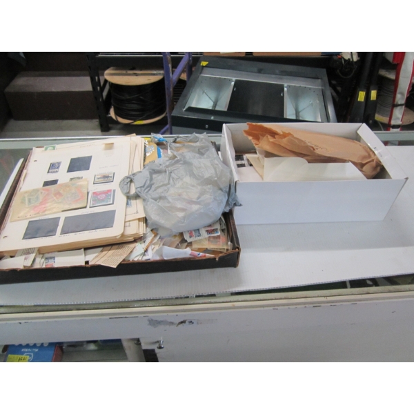 2 FLATS OF COLLECTABLE STAMPS