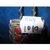Image 2 : STERLING & CORAL SIGNED BOLO TIE