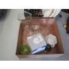 Image 2 : 2 FLATS OF PLATTERS, CANDLESTICKS, GLASS VASES, ETC.