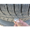 Image 5 : 4 195/65R15 JETTA TIRES 5 BOLT RIMS W/HUBCAPS
