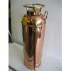 Image 5 : ANTIQUE BRASS & COPPER FIRE EXTINGUISHER