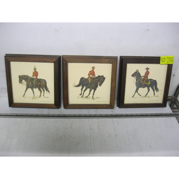 SET OF 3 RCMP PICTURES
