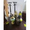 Image 1 : 4 CERAMIC VASES & 2 METAL CANDLE STANDS