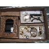 Image 1 : MISC. JEWELLERY BOX, COIN WEIGHT, BELT BUCKLES, JEWELLERY, ETC.