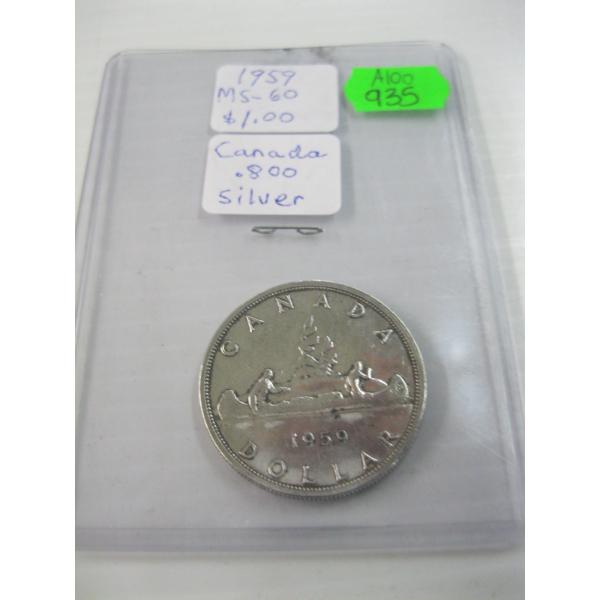 1959 CDN $1 COIN