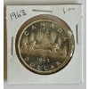 Image 1 : 1963 CDN SILVER $1 COIN