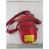 Image 4 : ROOTS SHOULDER BAG, OSTRICH LEATHER CONTAINER & A MARKSMAN BADGES