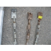 Image 2 : SLIDING DOOR HARDWARE TRACK & 3 FRAME TURNBUCKLE SUPPORTS