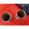 Image 2 : 2 POST WAR GERMAN BRUTULIST STEEL LATHE TURNED VASES