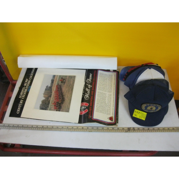 COLLECTABLE RCMP HATS, CALENDARS, ETC.