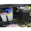 Image 1 : 2 BUCKETS W/ASST. CLEANING ITEMS, EXTENSION HANDLE, ETC.