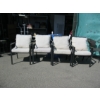 Image 1 : 4 PATIO CHAIRS W/CUSHIONS