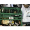 Image 2 : TACKLEBOX W/MISC. CONTENTS: SHARPENING STONES, CLEANING RODS, ETC.
