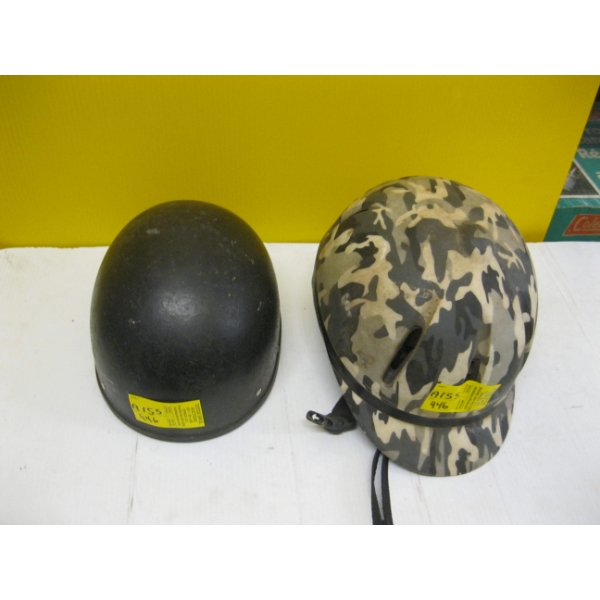 2 RIDING HELMETS