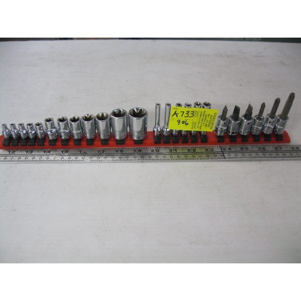 SNAP ON SOCKETS & SCREWDRIVER BITS