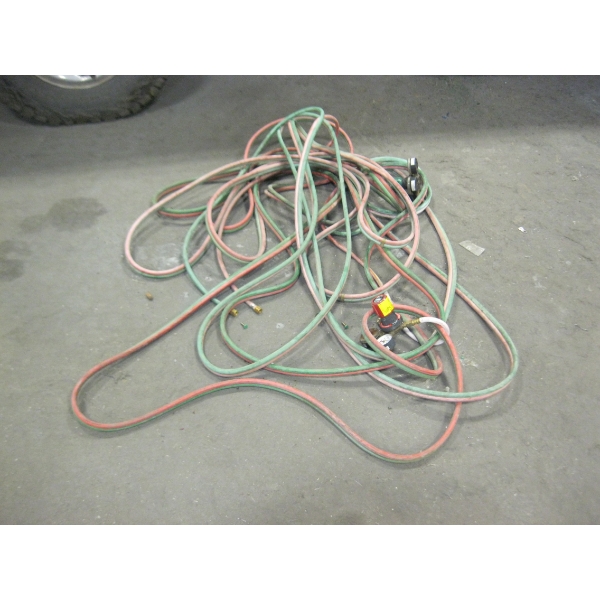 OXY ACETYLENE HOSE W/GAUGES