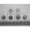 Image 2 : 6 CDN SILVER 50 CENT PIECES