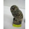 Image 2 : PAINTED JADE & CARVED BONE OWL