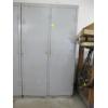Image 1 : 2 DOOR GREY WOODEN CABINET