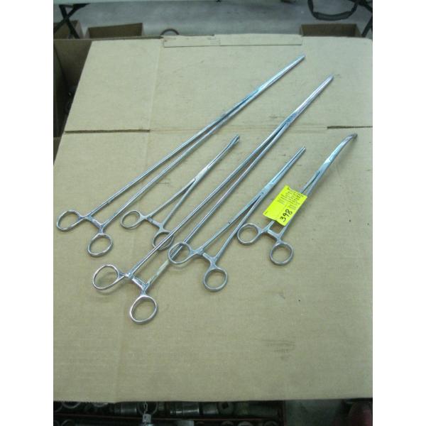 5 PAIR OF SURGICAL FORCEPS